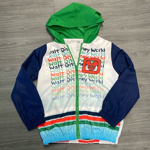 Disney Other - Kids Hooded Disney World Light Jacket - Size M (Kids, unisex)